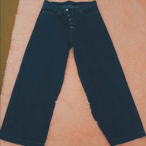 Banana Republic High Rise Wide Leg Jeans
